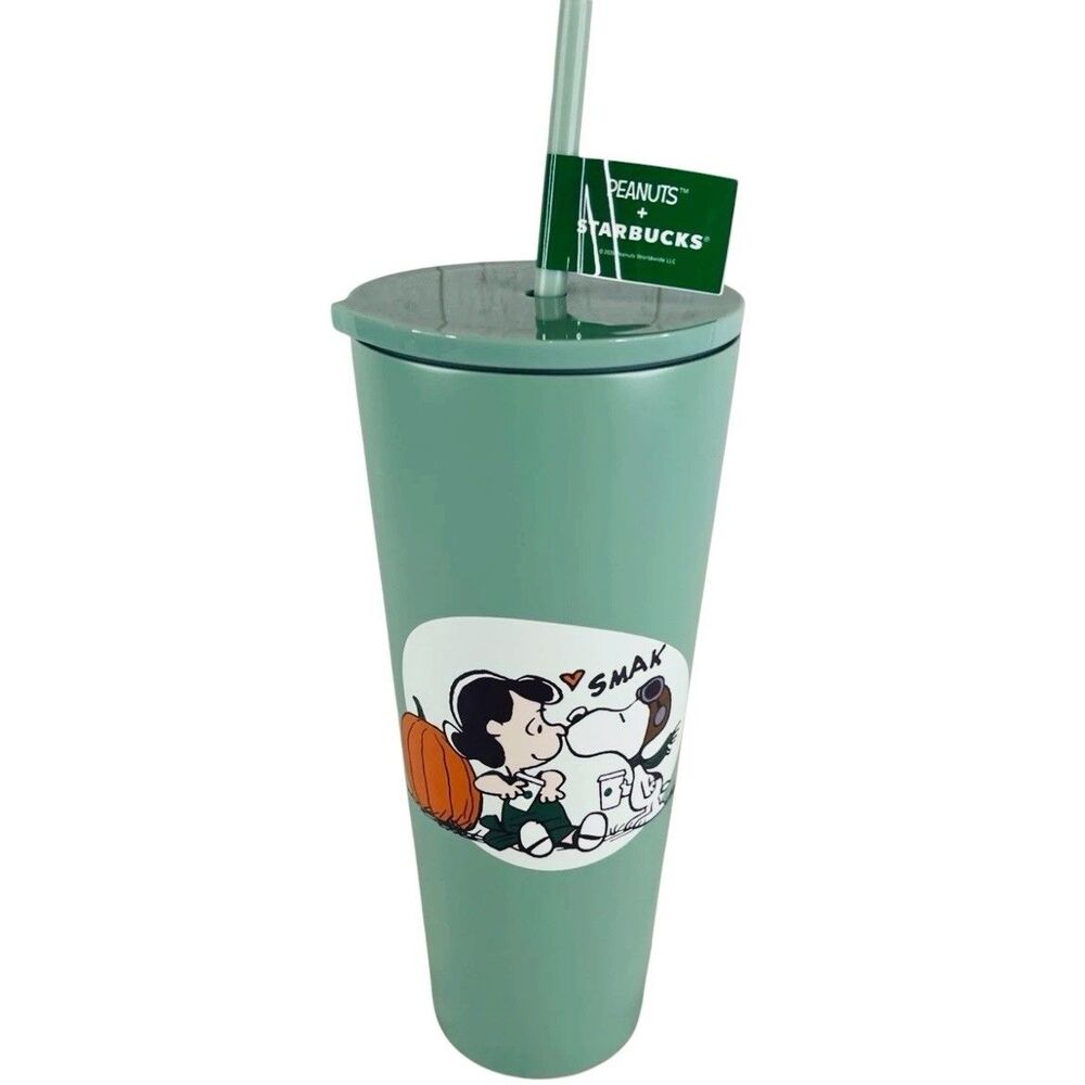 Starbucks x Peanuts Lucy Snoopy Stainless Steel Cold Cup Mint Green 2026 Limited